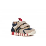 GEOX ΑΓΟΡΙ SNEAKERS B3555D 022BC C0819 ΜΠΕΖ ΜΠΛΕ